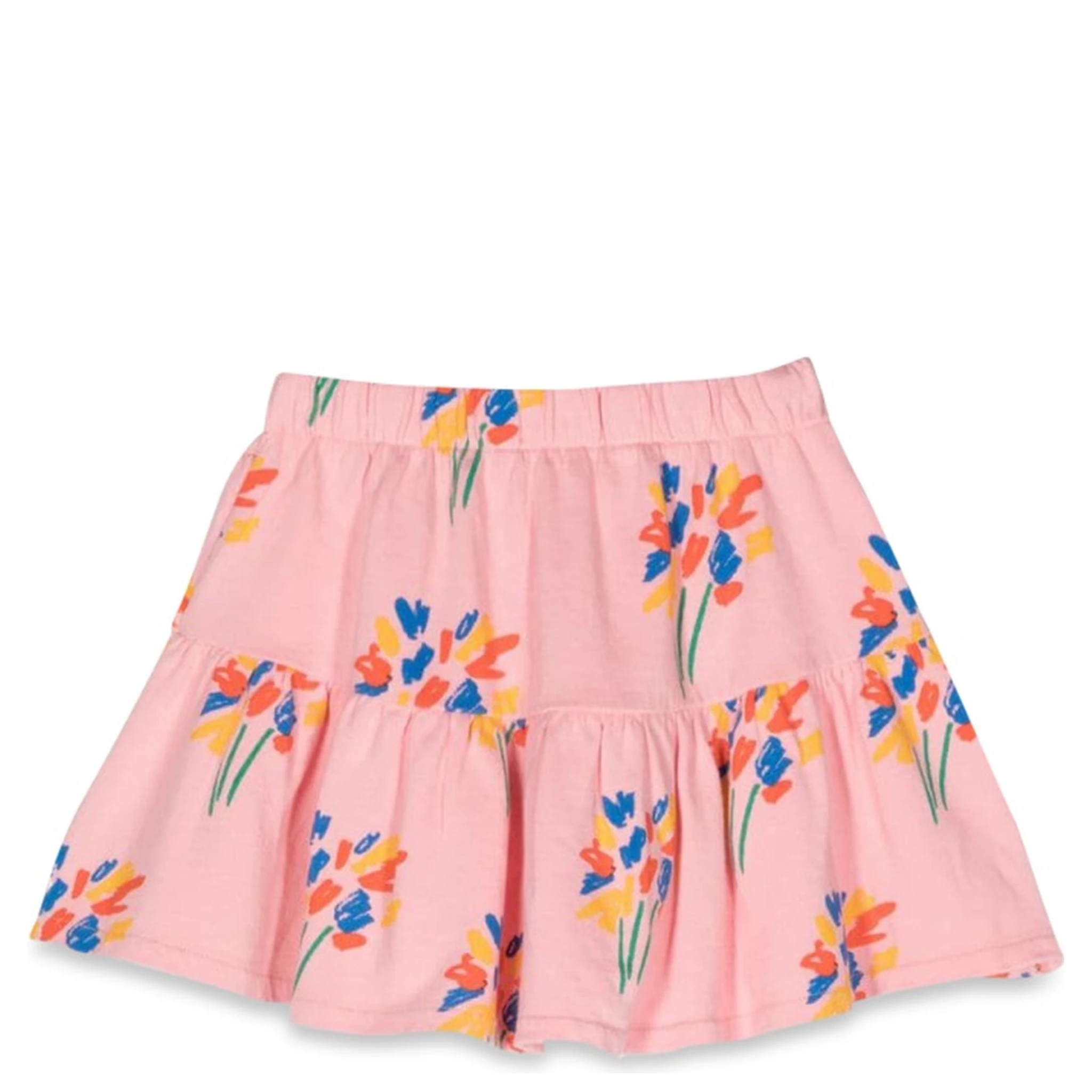 fireworks all over ruffle skirt