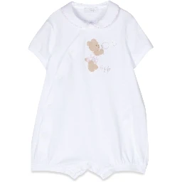 tutina corta bianco/pepe