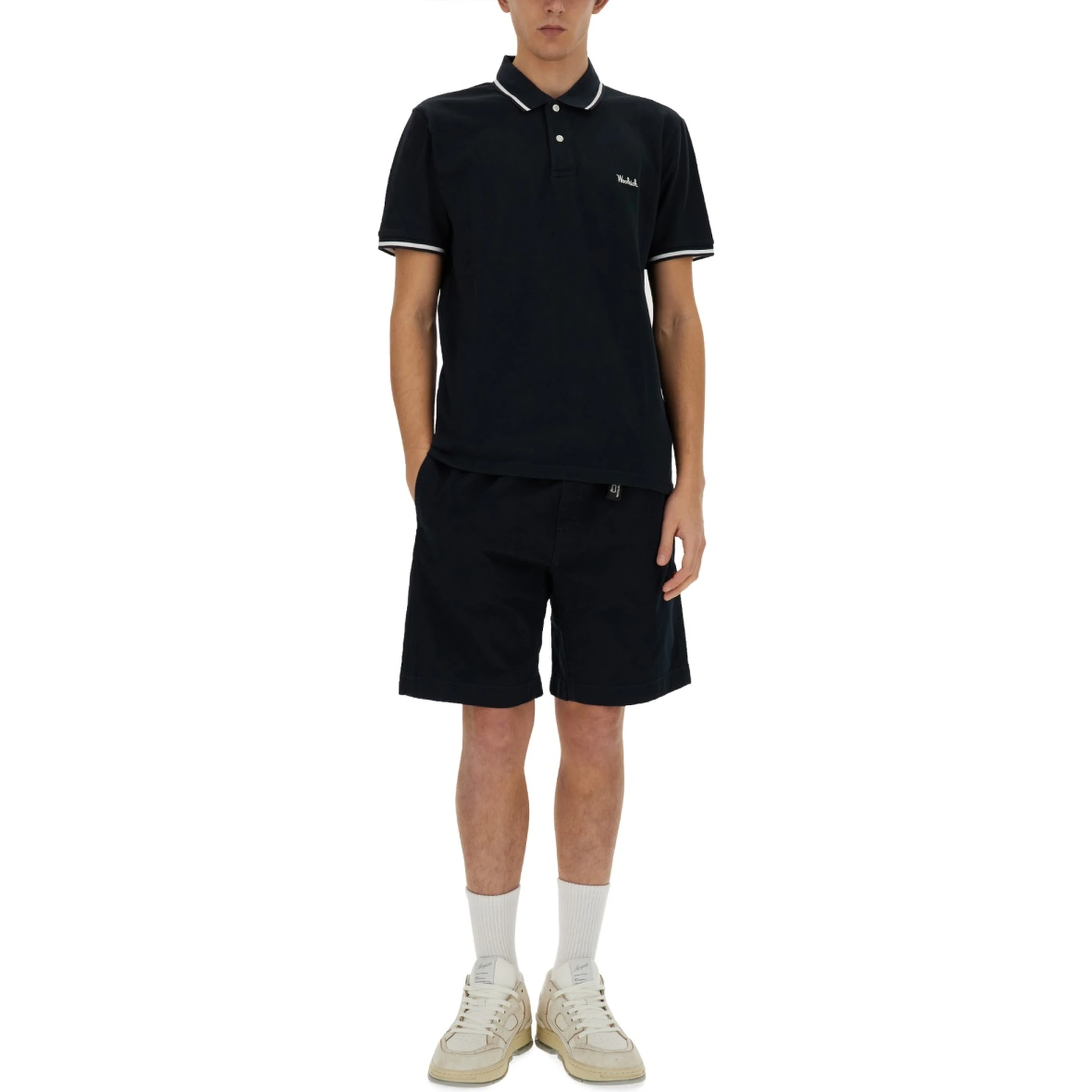 BELTED BERMUDA SHORTS