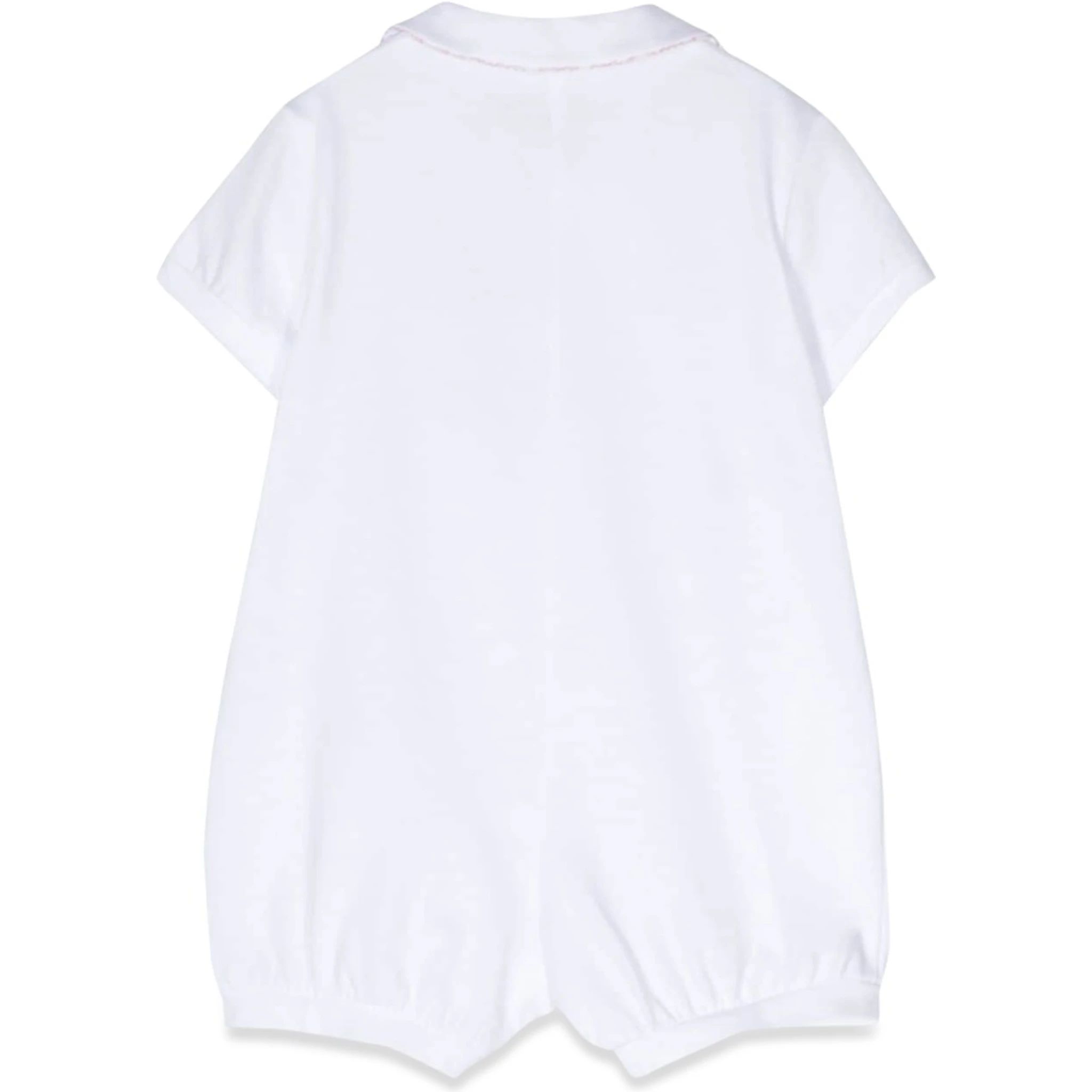 tutina corta bianco/pepe