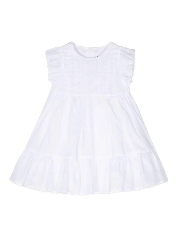 WHITE M/SHORT DRESS