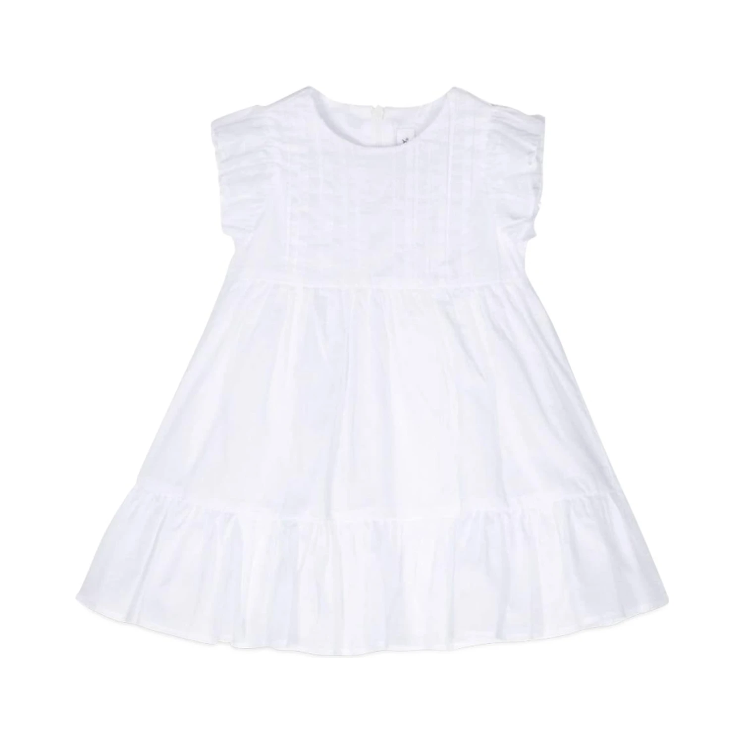 WHITE M/SHORT DRESS