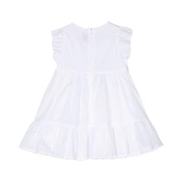 WHITE M/SHORT DRESS
