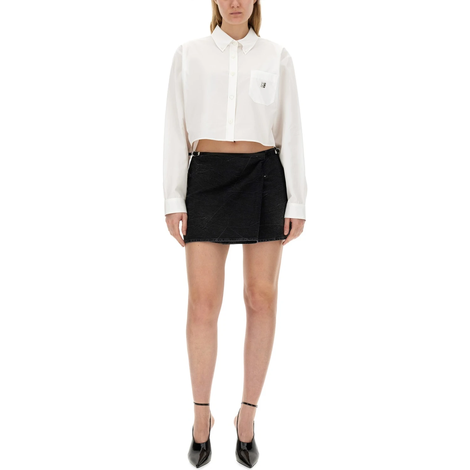 VOYOU WRAP SKIRT