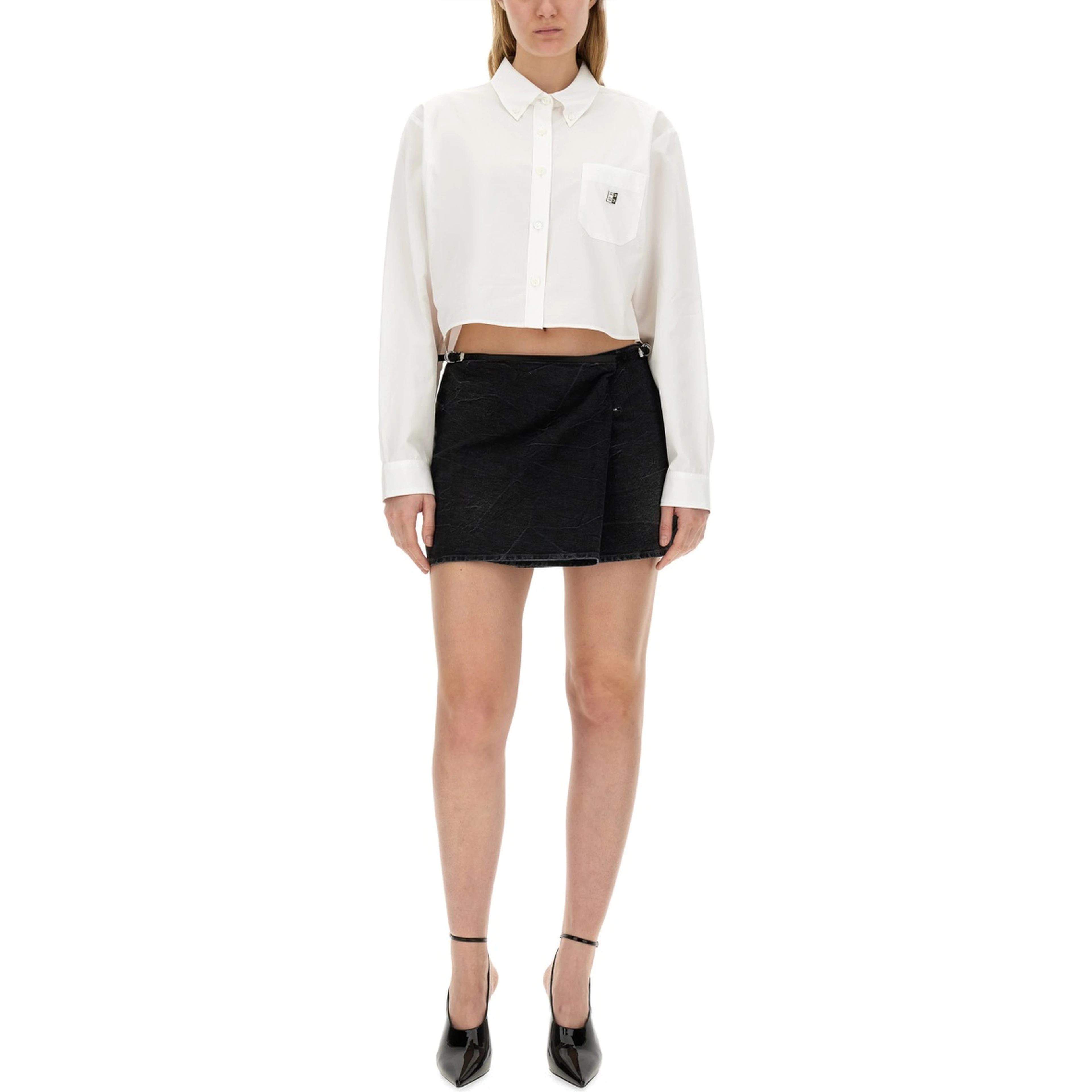 VOYOU WRAP SKIRT