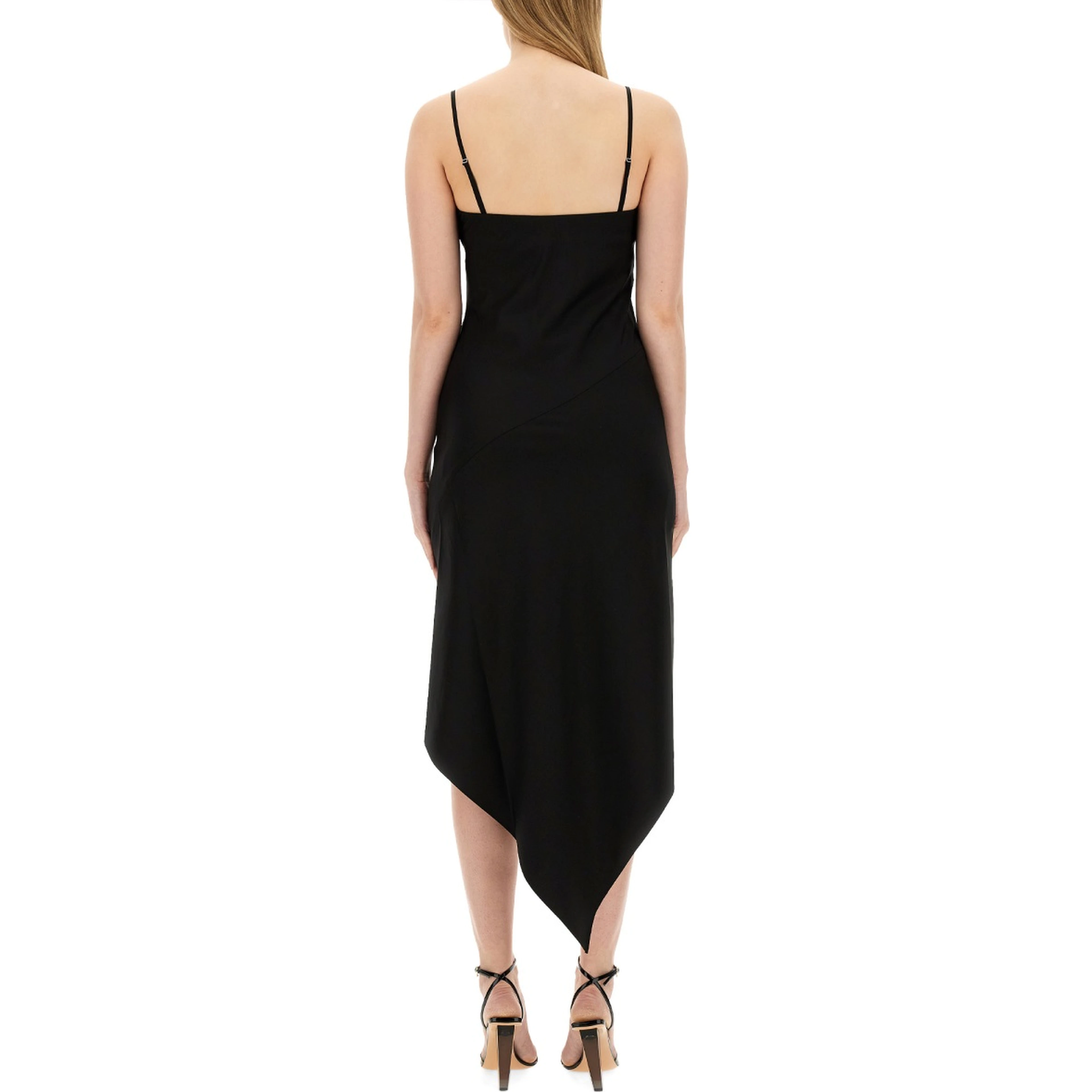 DRESS WITH SCARF HEM