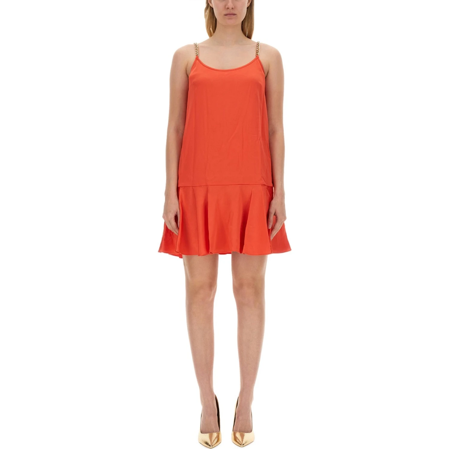 DRESS WITH CHAIN STRAPS