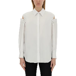 COCOON SHIRT WITH CUT-OUT DETAILS
