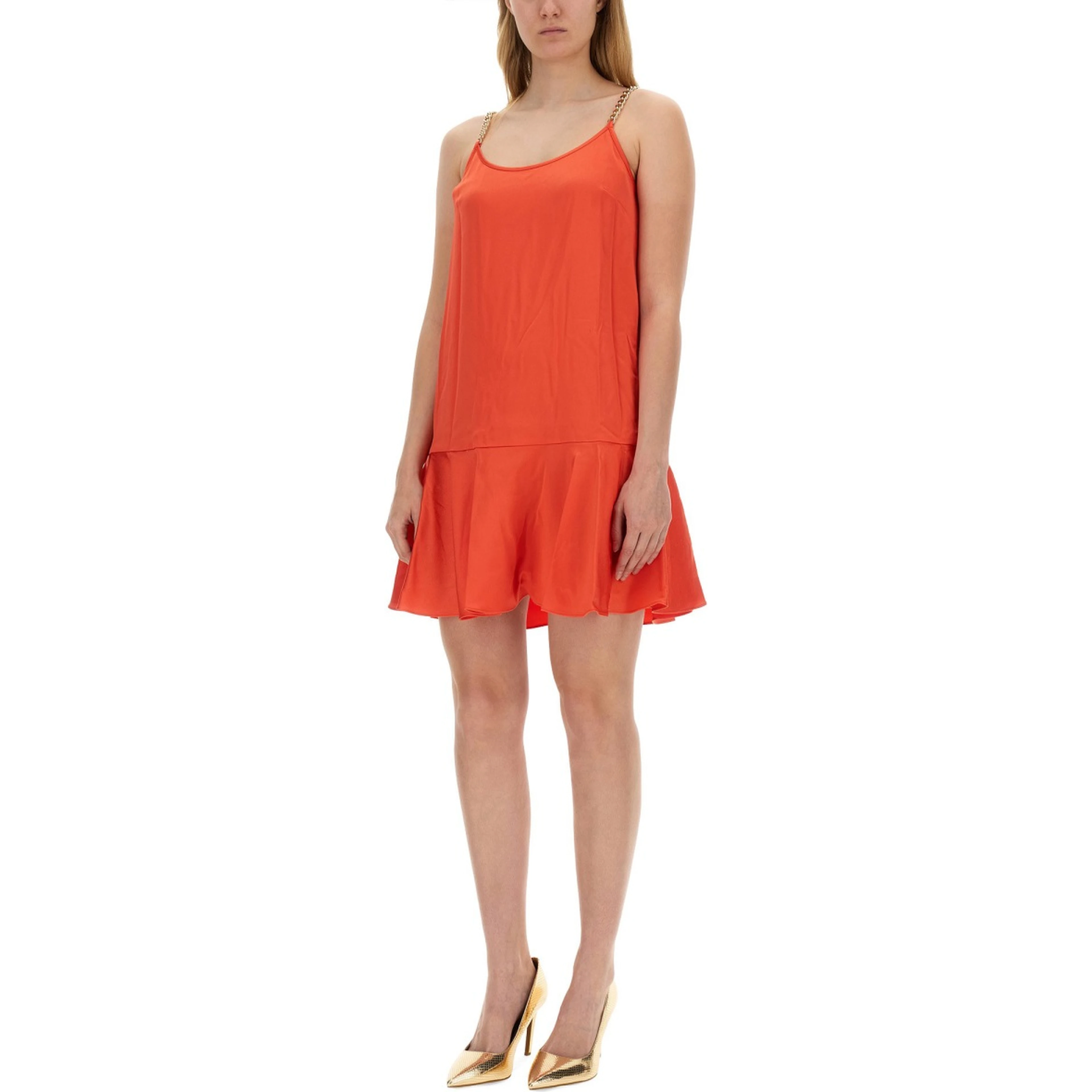 DRESS WITH CHAIN STRAPS