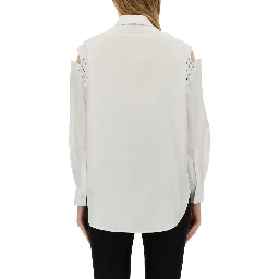 COCOON SHIRT WITH CUT-OUT DETAILS
