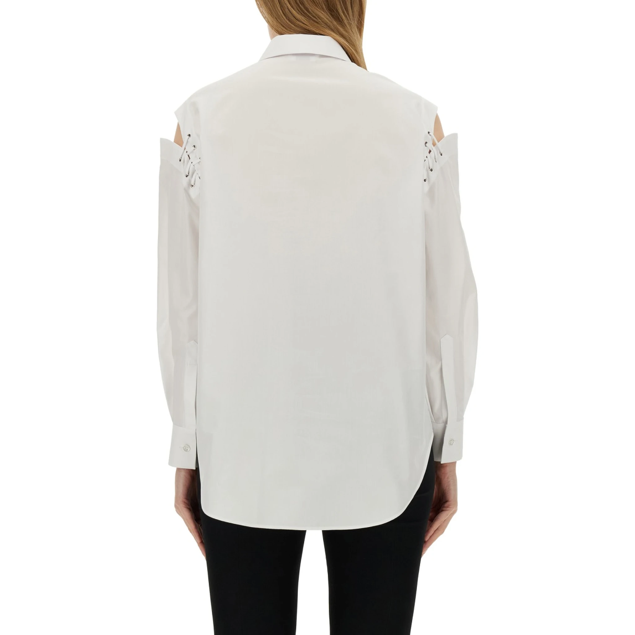 COCOON SHIRT WITH CUT-OUT DETAILS