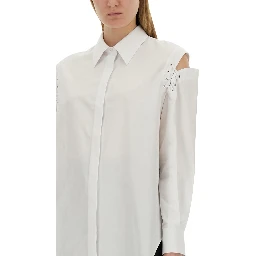 COCOON SHIRT WITH CUT-OUT DETAILS