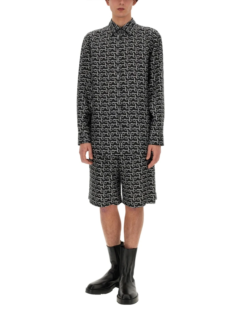 ALL OVER PRINT BERMUDA SHORTS