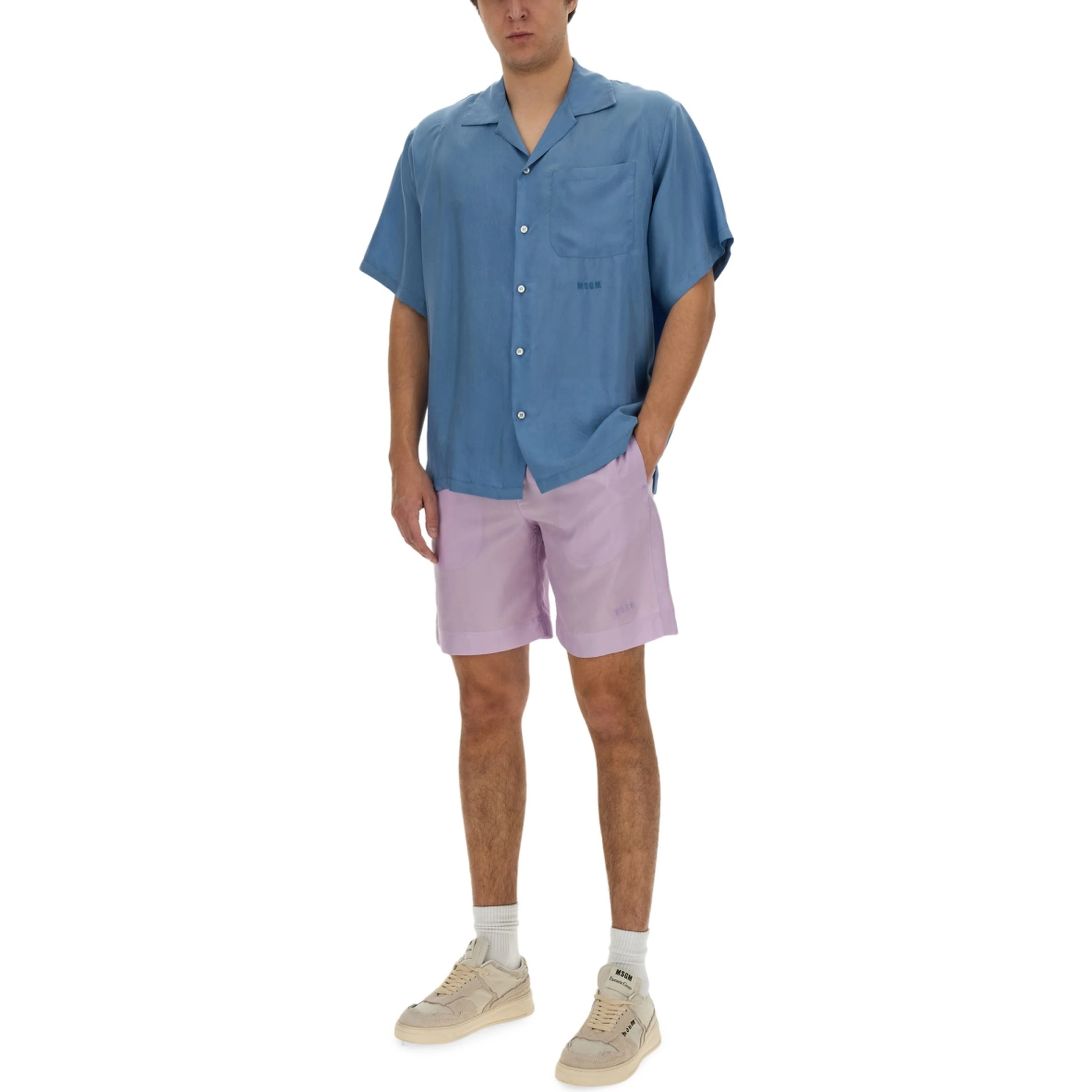 SHORT WITH LOGO