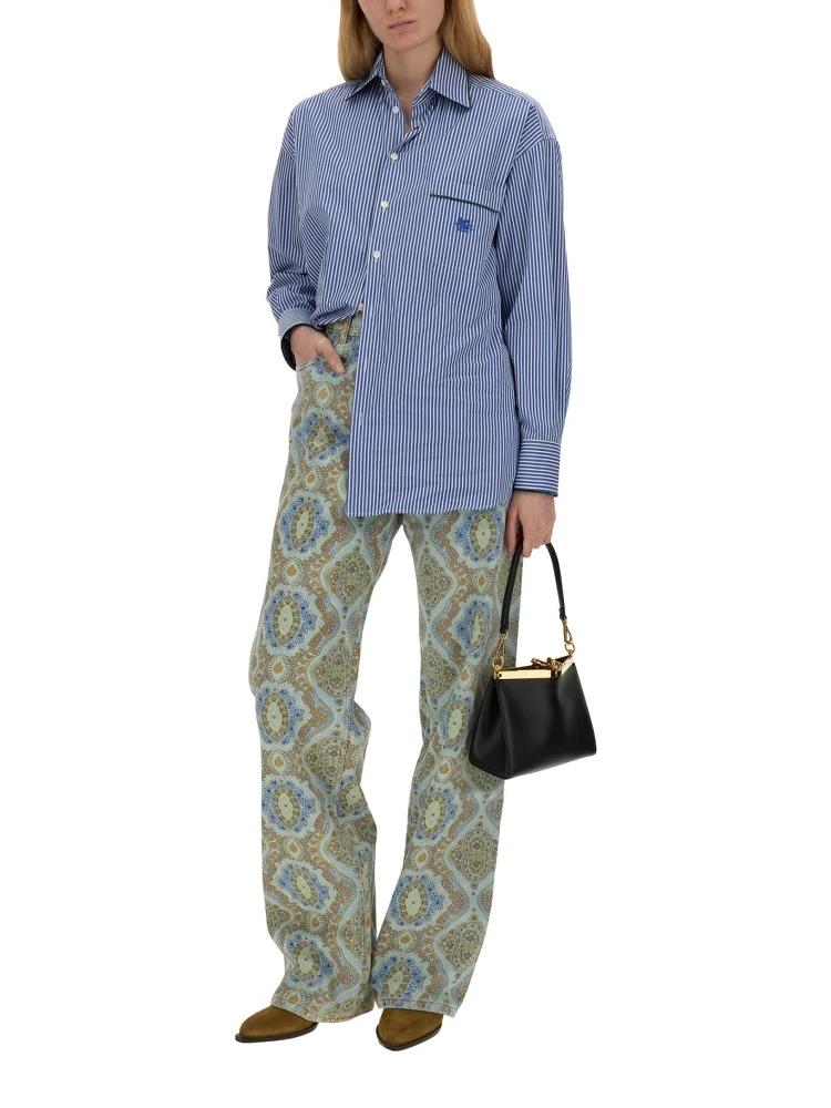 JEANS CON STAMPA PAISLEY alternative