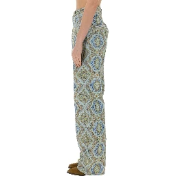 JEANS CON STAMPA PAISLEY