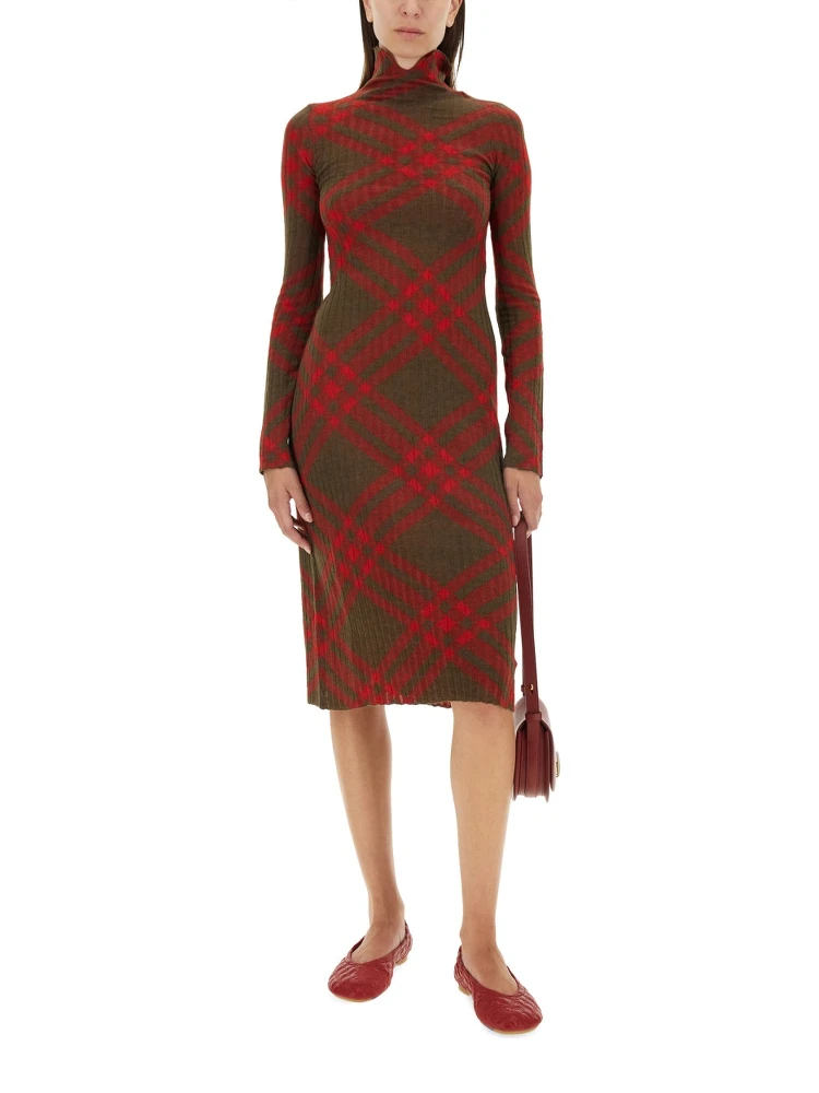 CHECK WOOL BLEND DRESS alternative