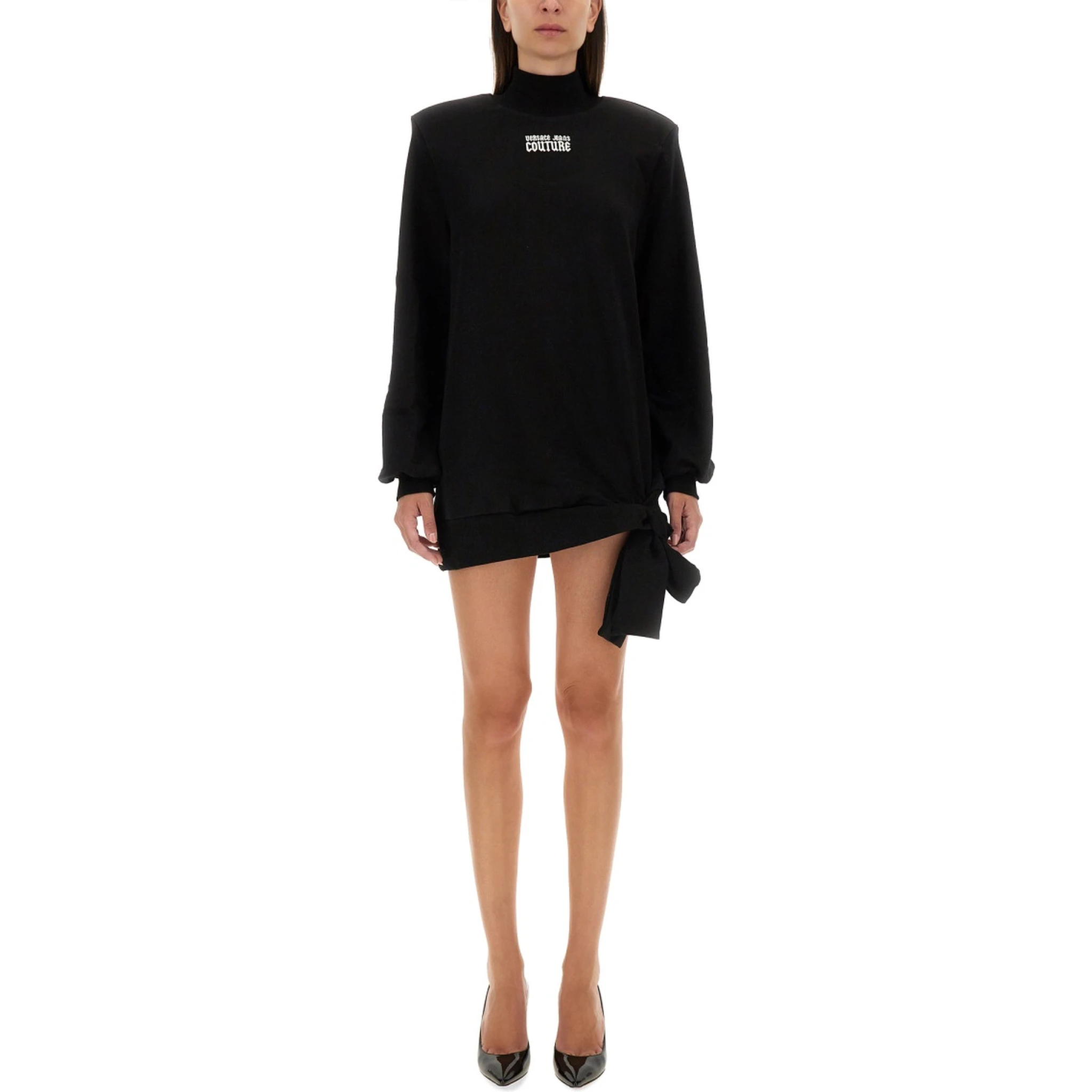 SWEATSHIRT DRESS WITH LOGO