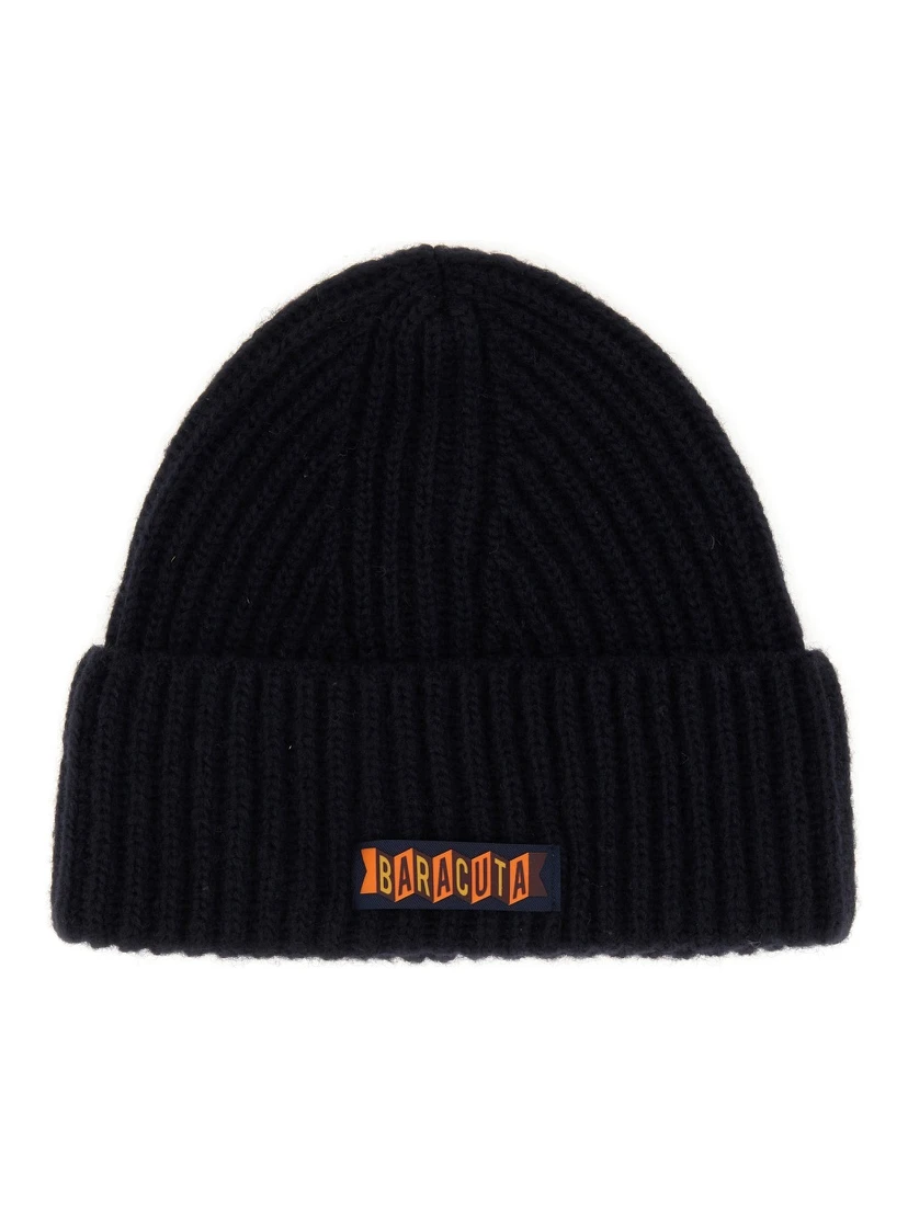 BEANIE HAT WITH LOGO PATCH