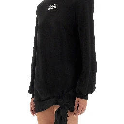 SWEATSHIRT DRESS WITH LOGO