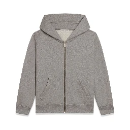 journey/ boy's zipped sweatshirt hoodie/ melange cotton stolen from golden print