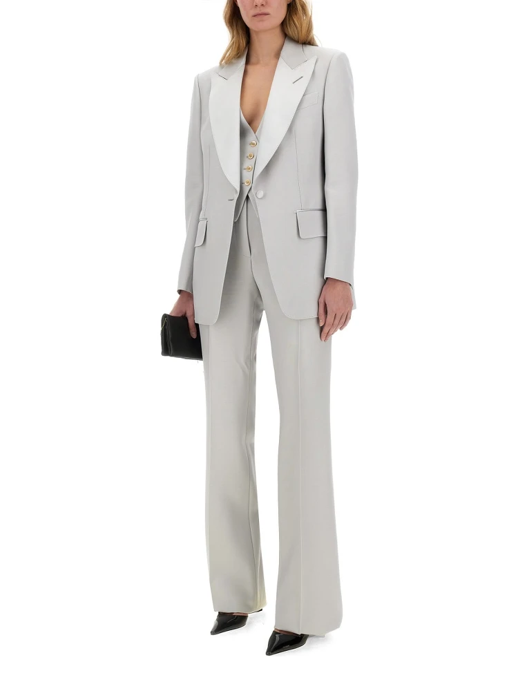 WIDE LEG TUXEDO TAILORED PANTS alternative