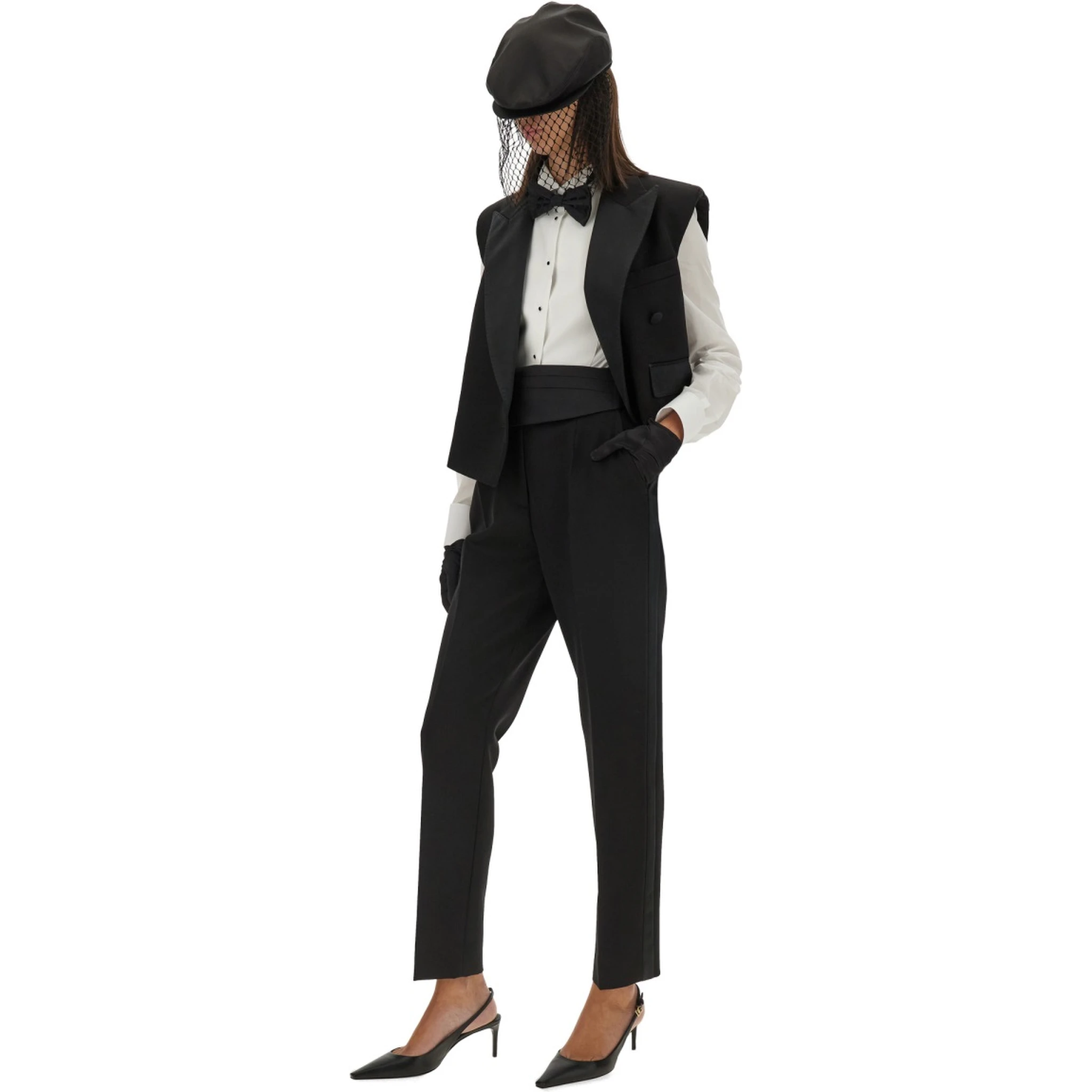 TAILORED TUXEDO PANTS