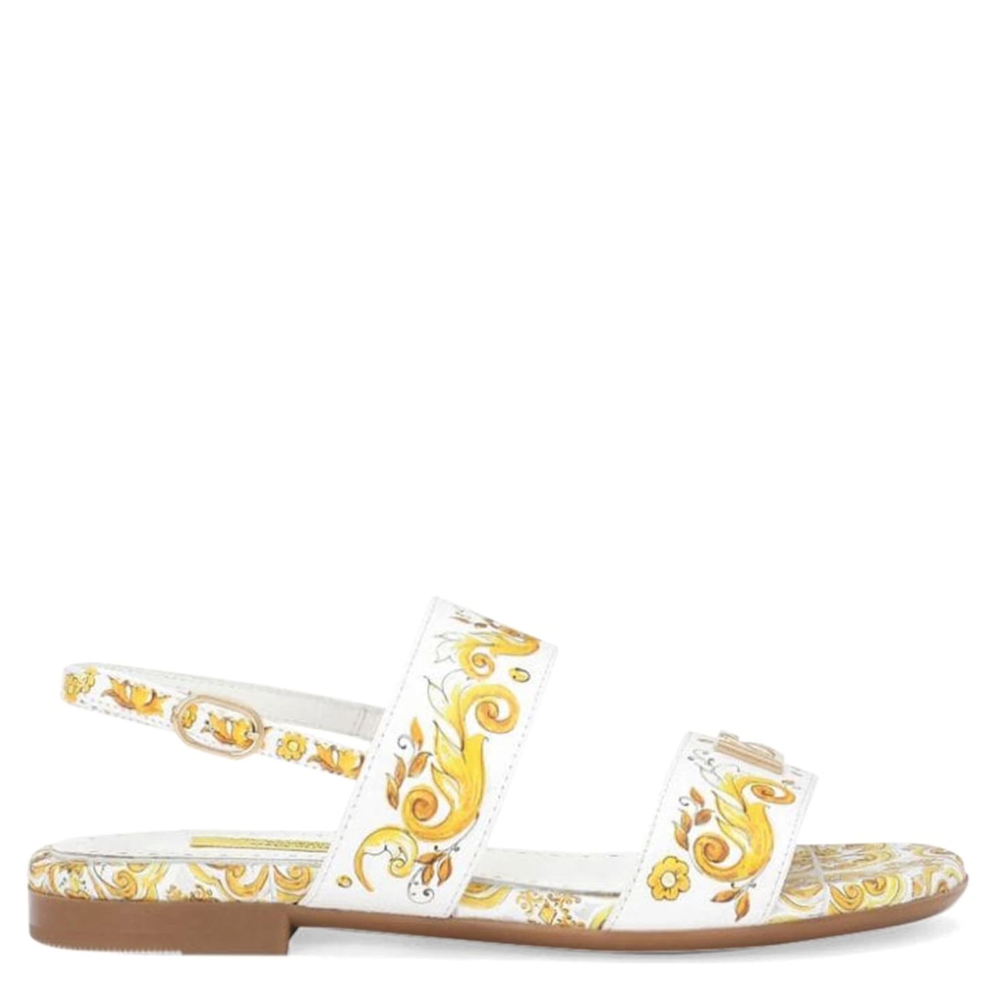 printed calf sandal