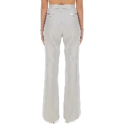 WIDE LEG TUXEDO TAILORED PANTS