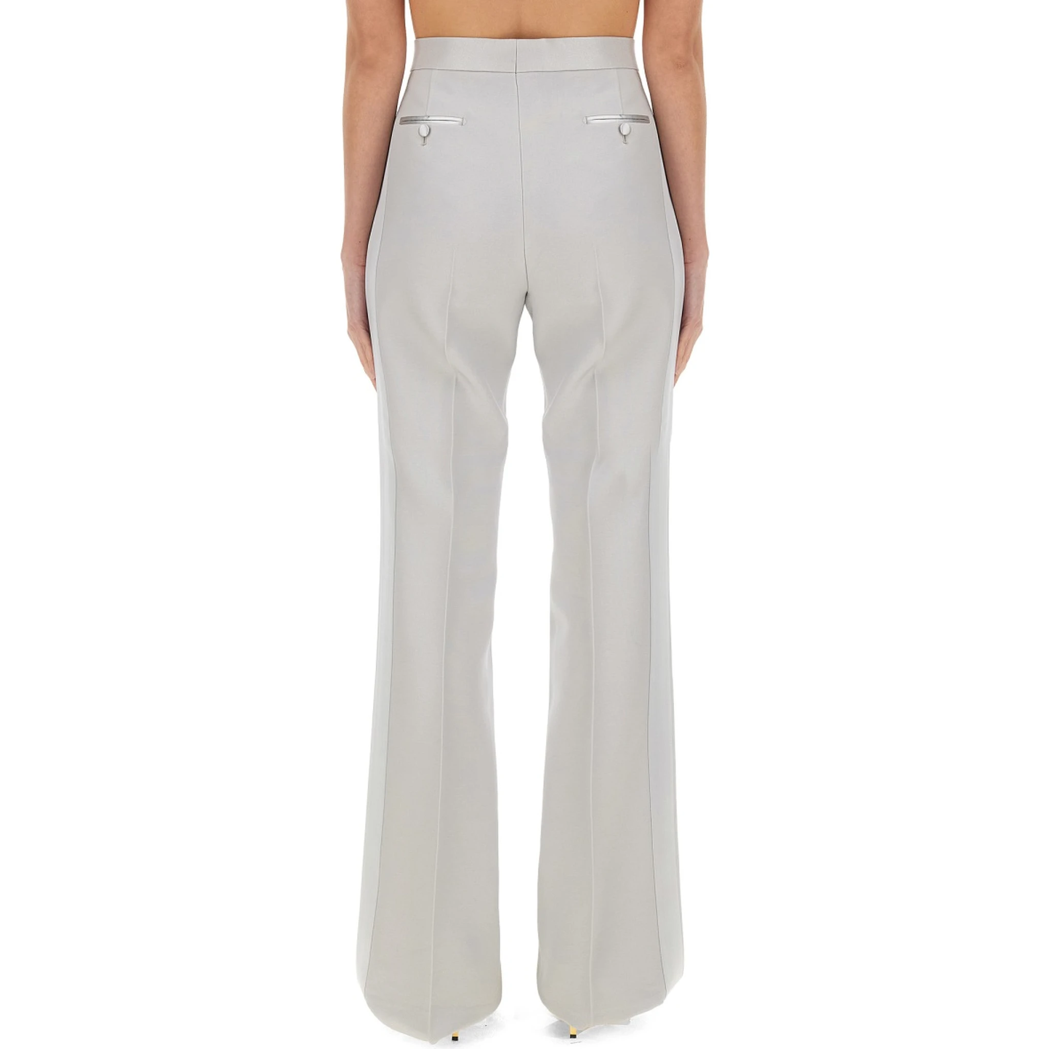 WIDE LEG TUXEDO TAILORED PANTS