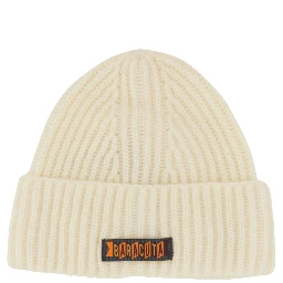BEANIE HAT WITH LOGO PATCH