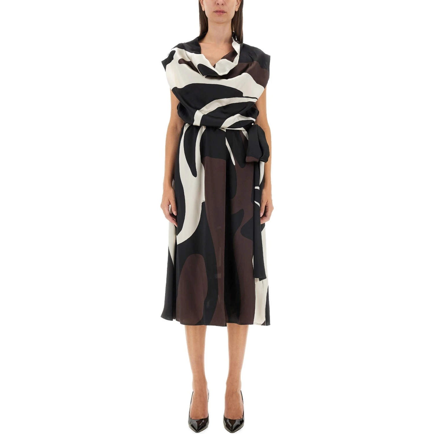 DRESS WITH PRINT