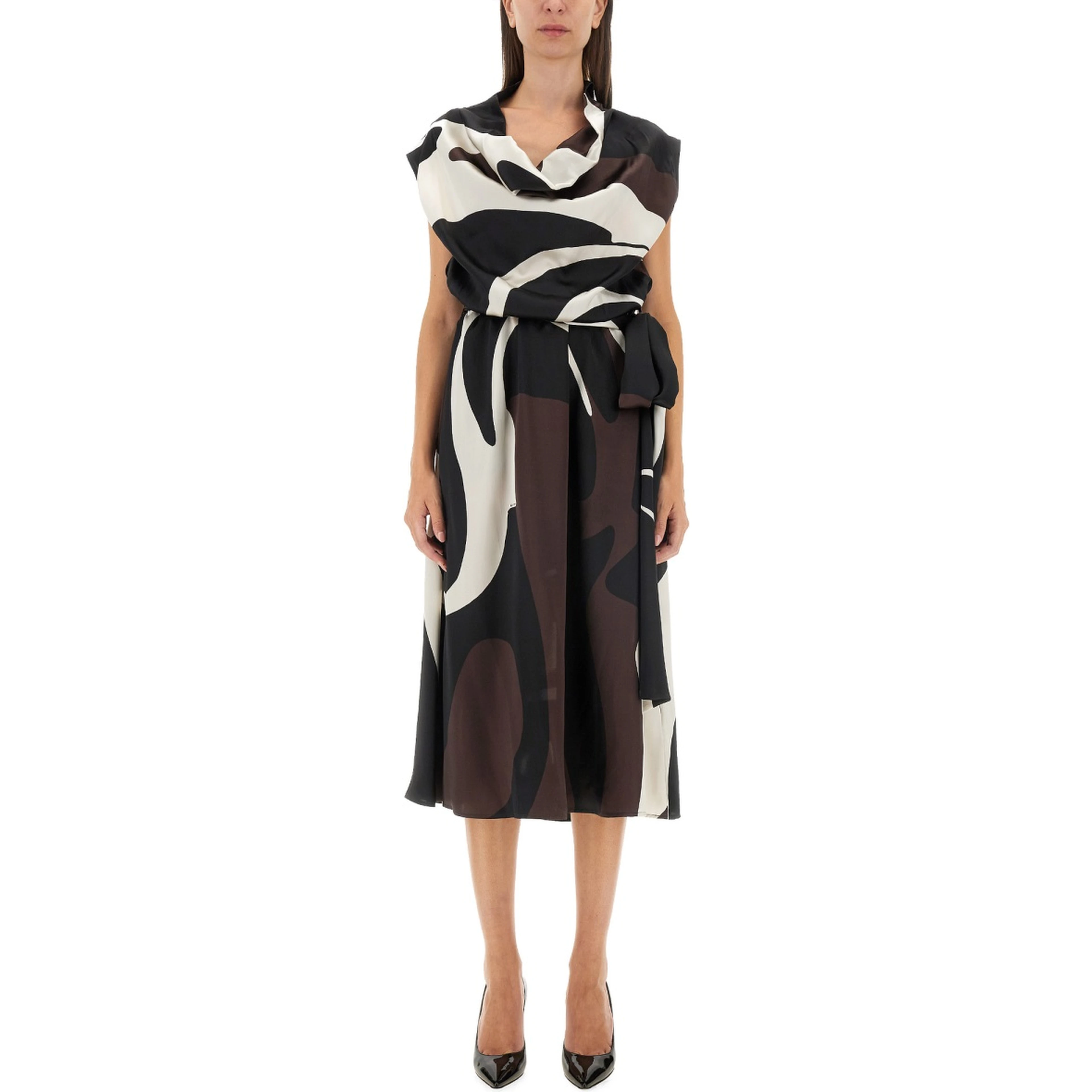 DRESS WITH PRINT