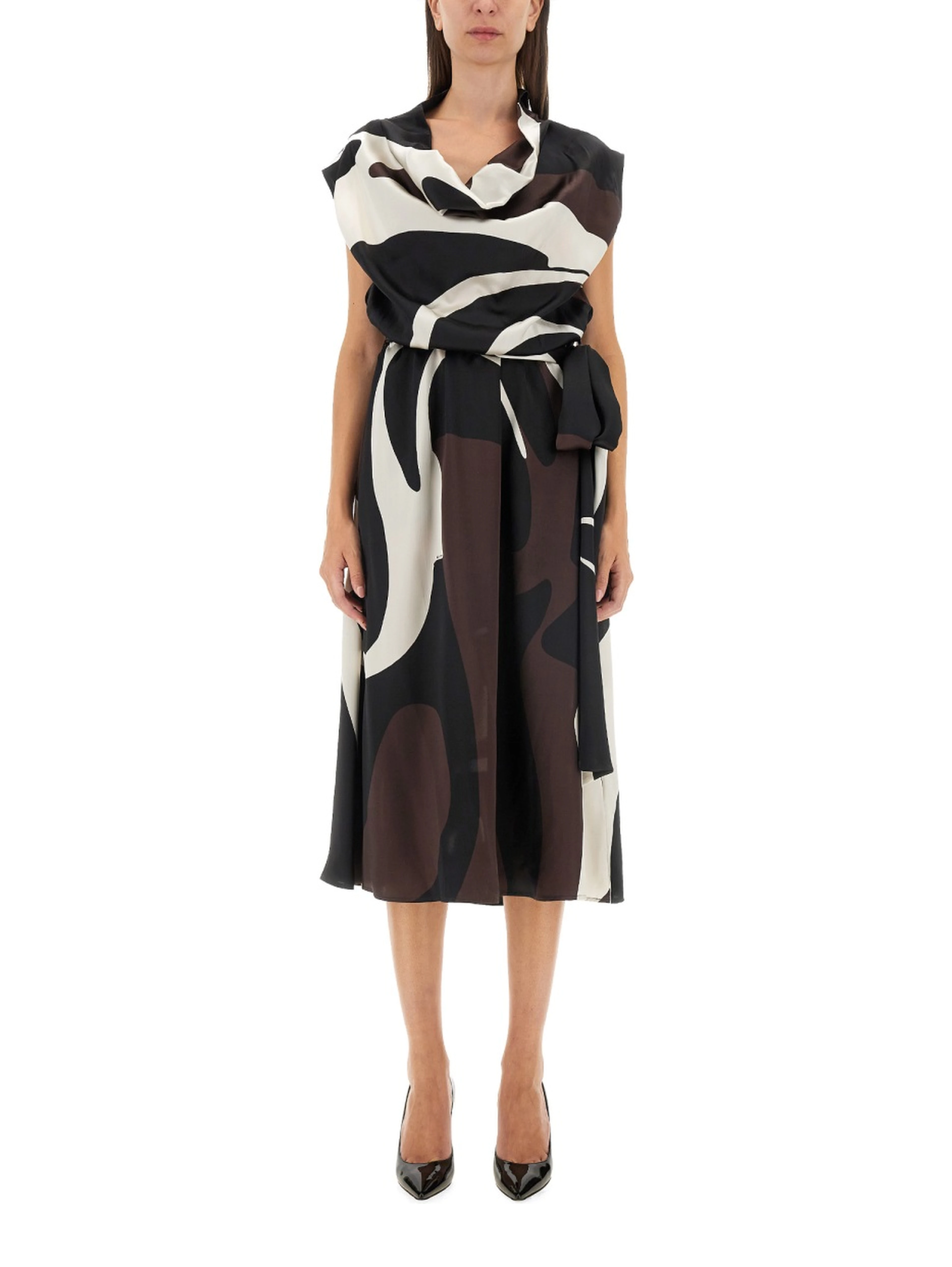 DRESS WITH PRINT