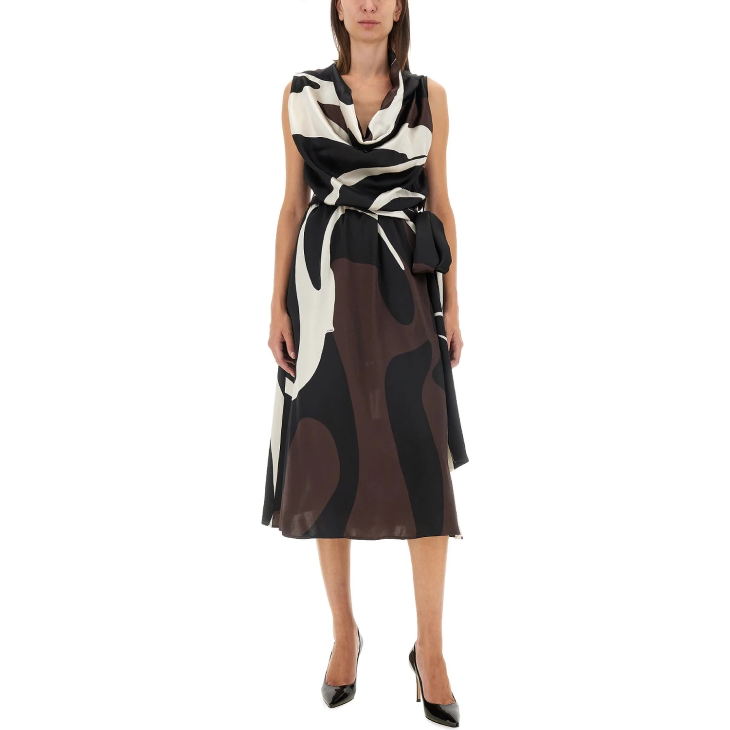 DRESS WITH PRINT