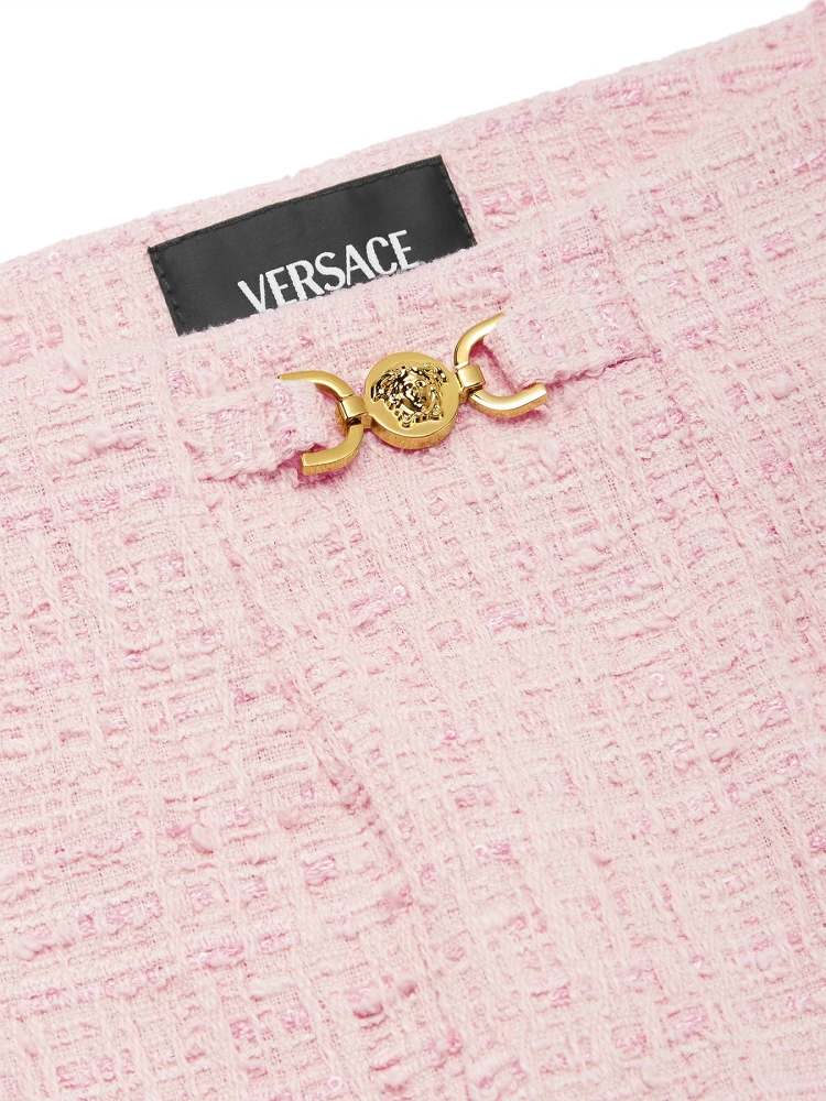 skirt cotton mix tweed alternative