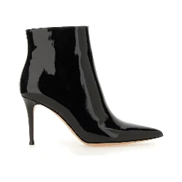 PATENT LEATHER ANKLE BOOT