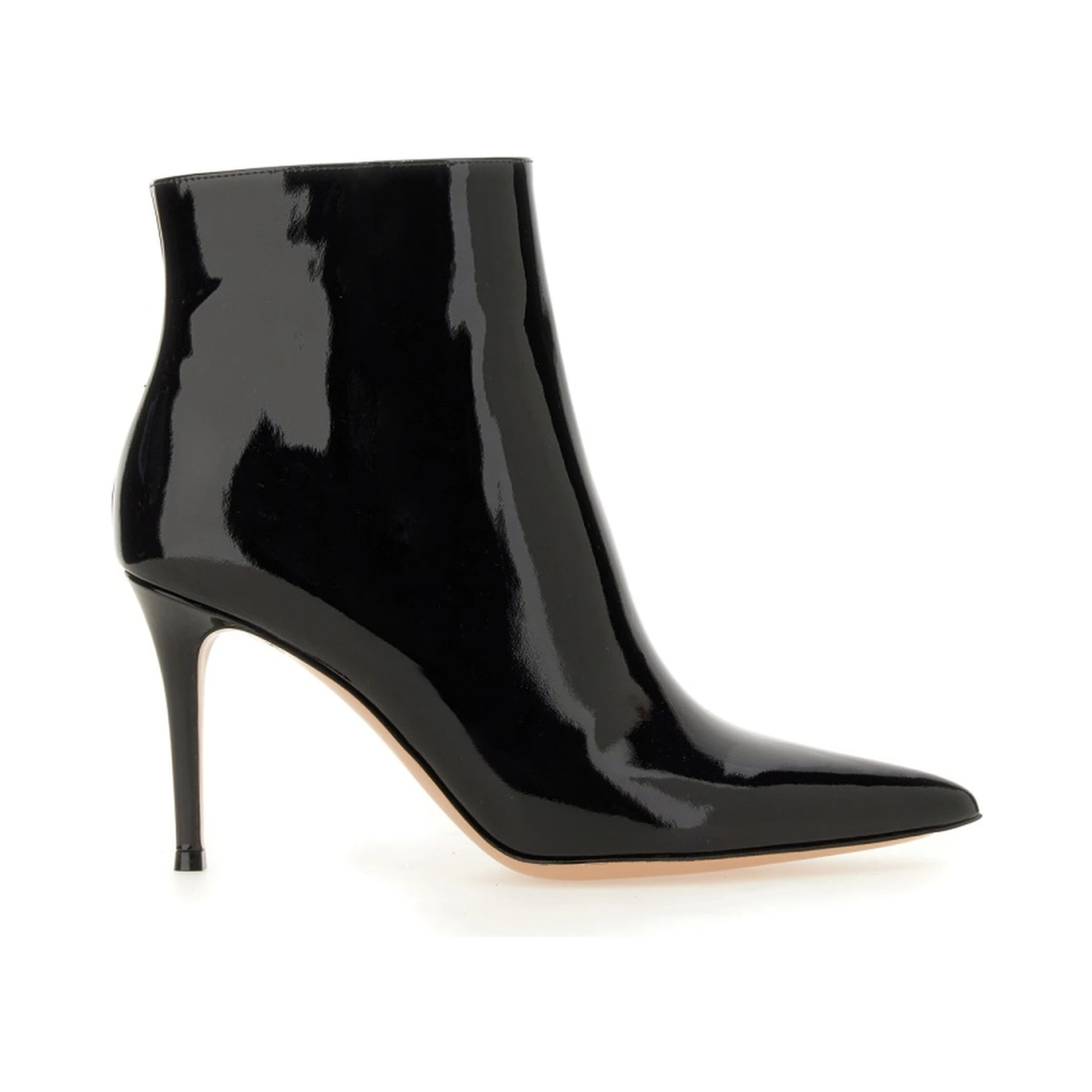 PATENT LEATHER ANKLE BOOT
