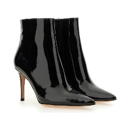 PATENT LEATHER ANKLE BOOT