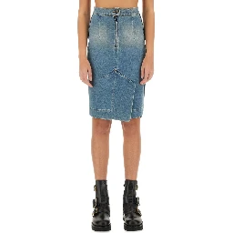 DENIM MIDI SKIRT