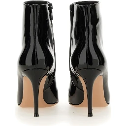 PATENT LEATHER ANKLE BOOT