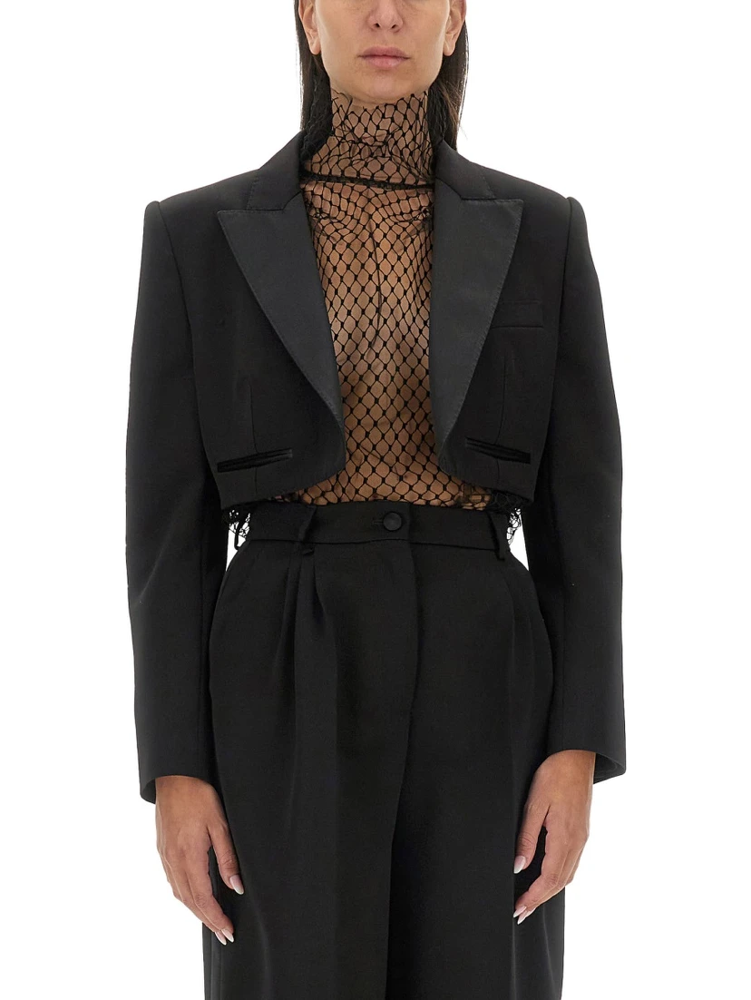 SPENCER WOOL GABARDINE TUXEDO