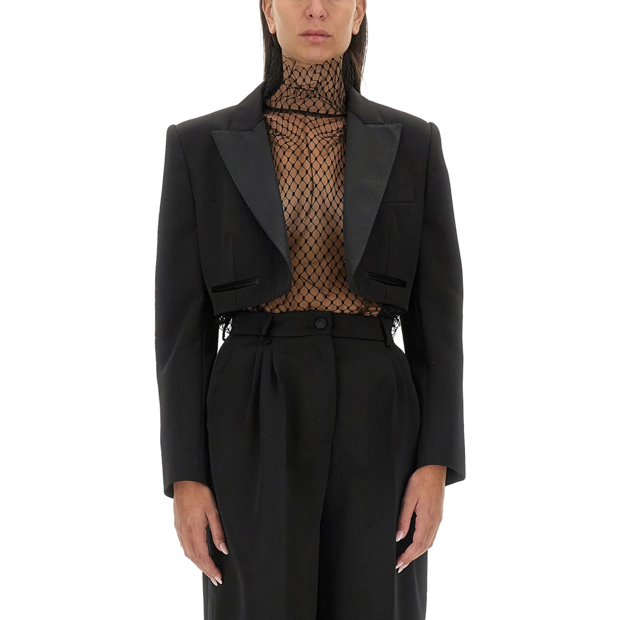 SPENCER WOOL GABARDINE TUXEDO