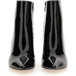 PATENT LEATHER ANKLE BOOT