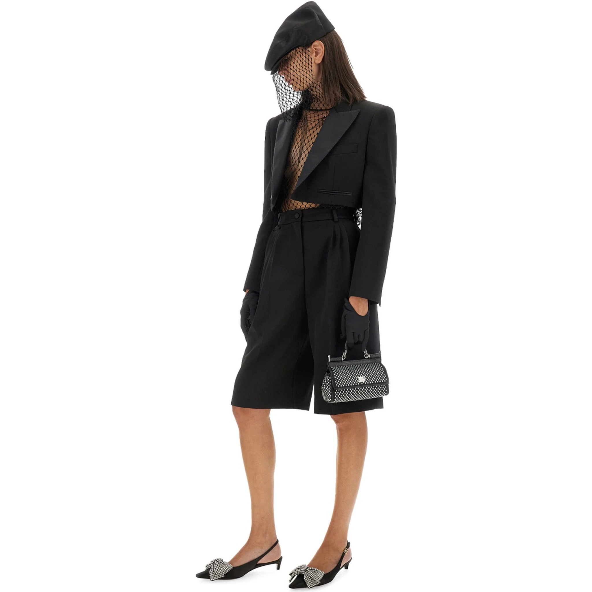 SPENCER WOOL GABARDINE TUXEDO