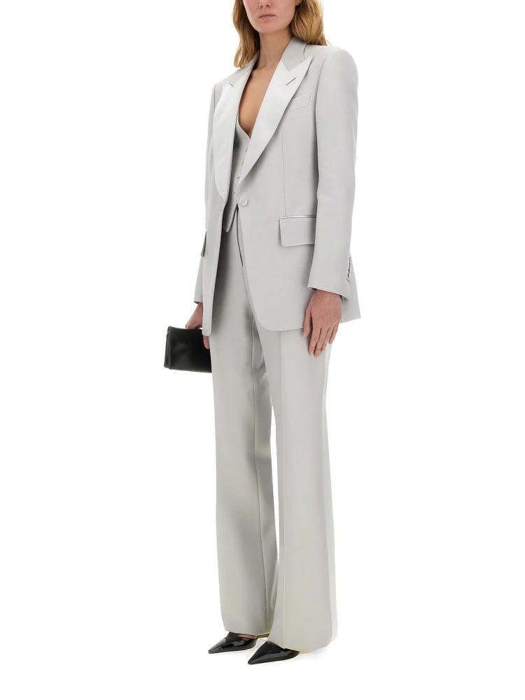 SINGLE-BREASTED TUXEDO JACKET "BIANCA" alternative