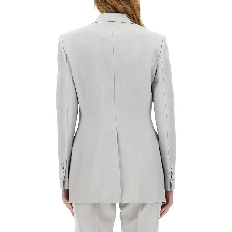 SINGLE-BREASTED TUXEDO JACKET "BIANCA"