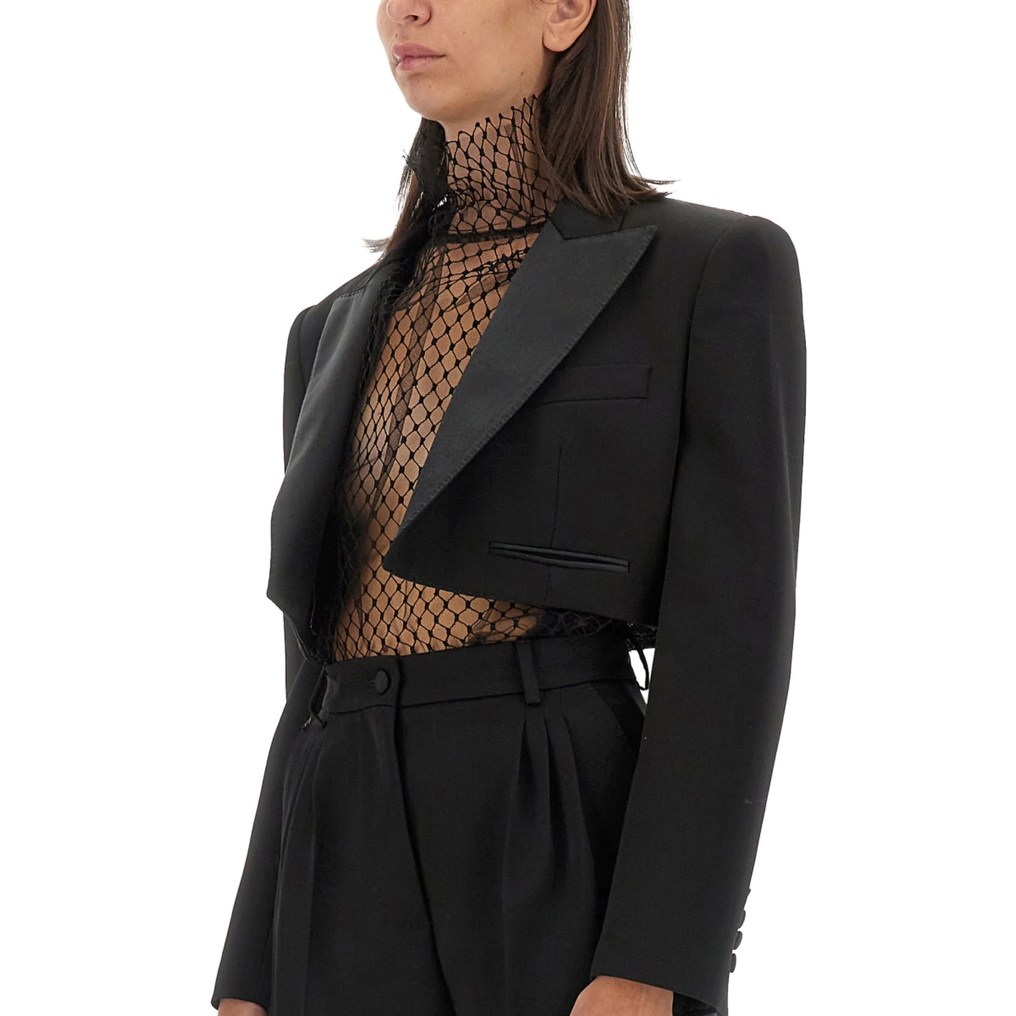 SPENCER WOOL GABARDINE TUXEDO