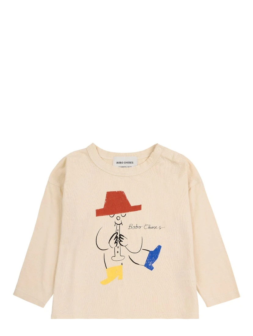 baby magic flute player t-shirt