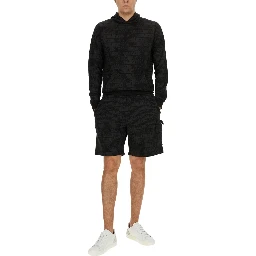 SWEATSHIRT WITH ALL OVER LOGO